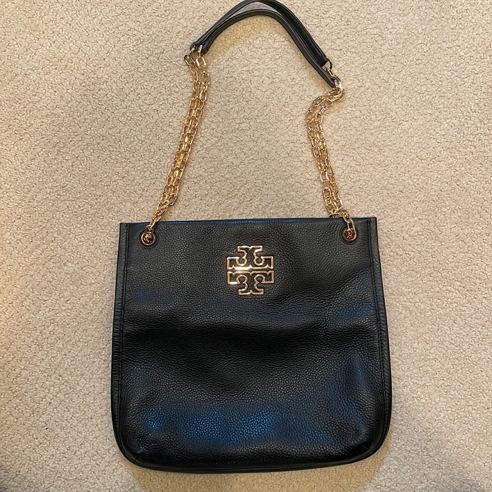Tory Burch Black Purse Chain Strap
